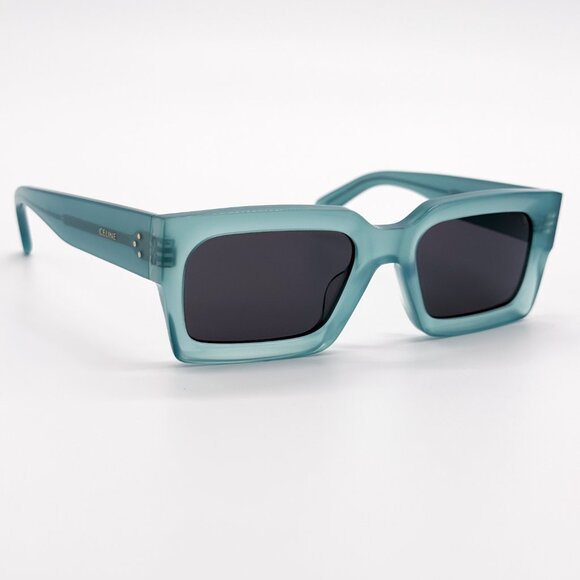 NEW CELINE CL40280U 93A WOMEN SHINY LIME TRANSPARENT SUNGLASSES CELINE main image 9
